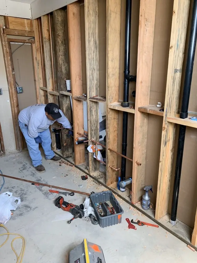 Commercial rough-in plumbing for Water Heater Replacement in East Mayport